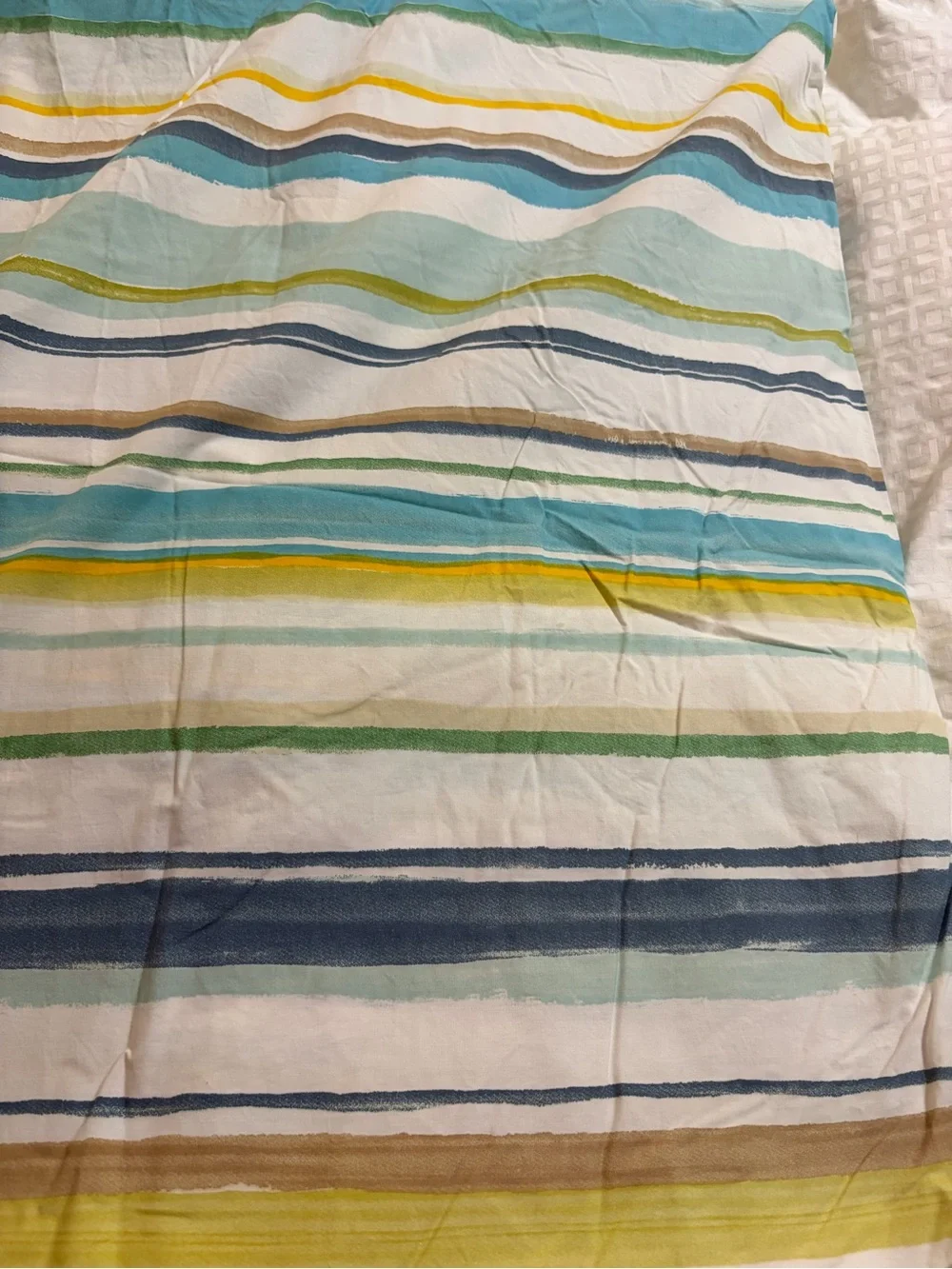 RARE POTTERY BARN stripes Full / Queen Duvet cover